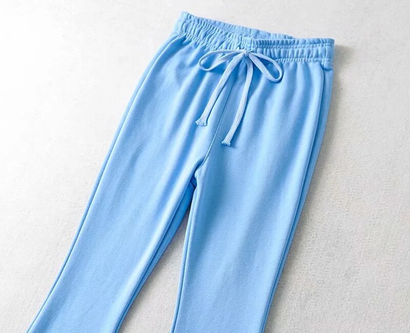 Supernfb Women Basic Flare Sweatpants