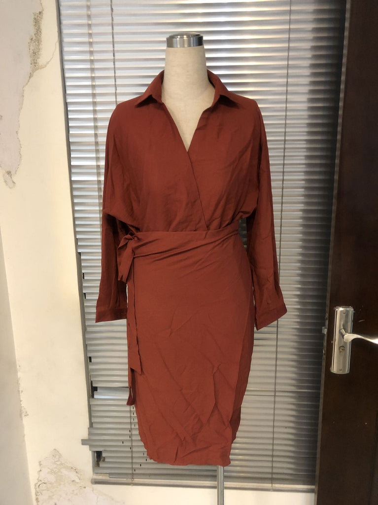 Supernfb Long Sleeve V-Neck Maxi Shirt Cotton Linen Dress Female Vintage Sashes Long Dress Casual Lady Sexy Formal Dress