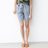 Supernfb 100% Linen Women'S Summer Shorts Casual High Waist Wide Leg Pants With Belt Oversize Shorts Free Shipping Items Short Femme éTé