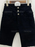 supernfb Korean Black Jeans Pants Women Vintage High Waist Slim Denim Shorts Fashion Woman Streetwear Y2k Pencil Pants