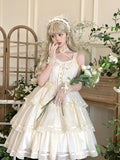 Supernfb Tavimart Spring Rose Princess Jsk Dress Lolita Three-stage Flower Wedding Victorian Gown Anime Costume Kawaii Sweet Girls Vintage Jsk
