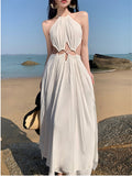 Supernfb Midi Dress Woman Summer New Elegant Slim Sundress Lady Fashion Sexy Beach Party Vestidos Boho Robe Female Korean Dresses