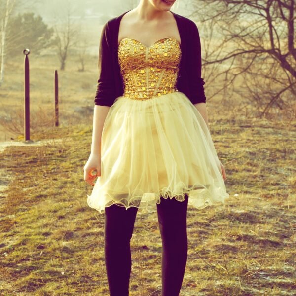 A-line Sweetheart Knee Length Tulle Rhinestone Homecoming Dress